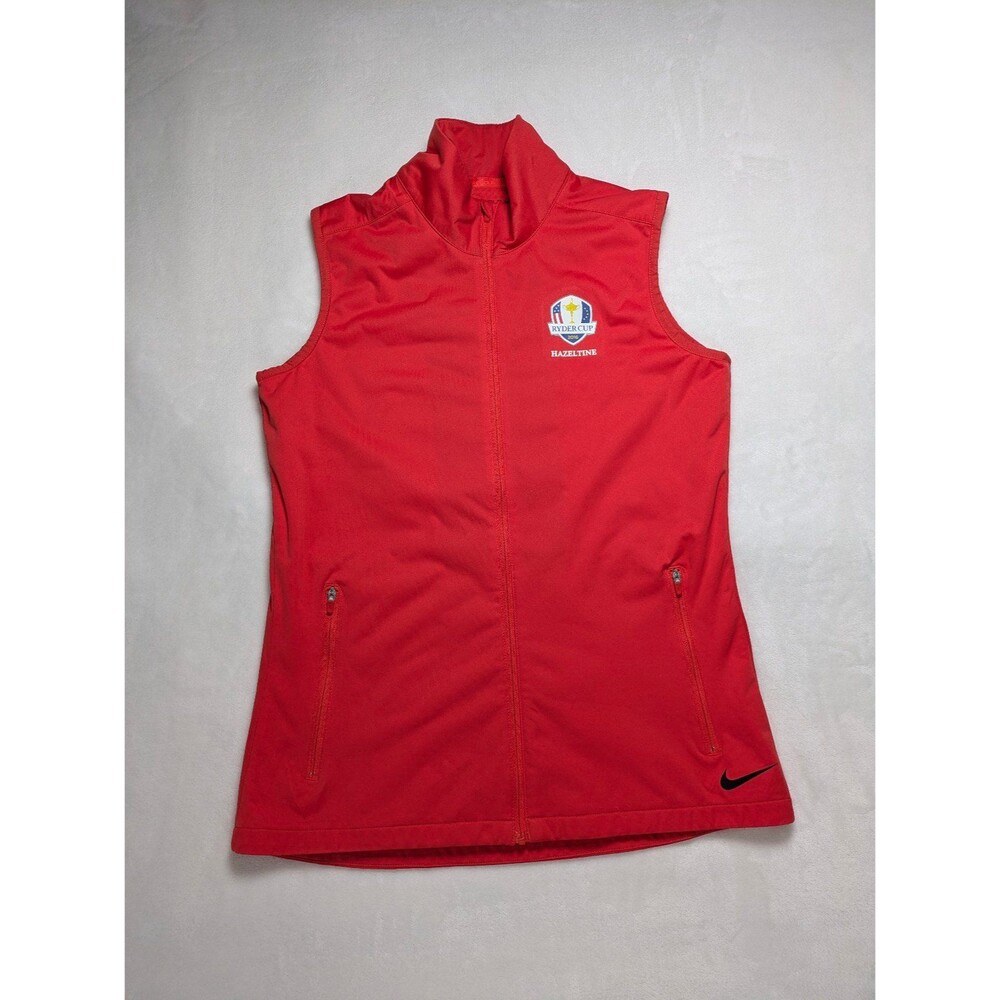 NWOT Nike Golf Women’s 2016 Ryder Cup Hazeltine Full-Zip Vest - Red - Size Small